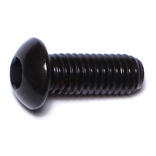 Midwest Fastener M6-1.00 Socket Head Cap Screw, Black Oxide Steel, 16 mm Length, 8 PK 75971
